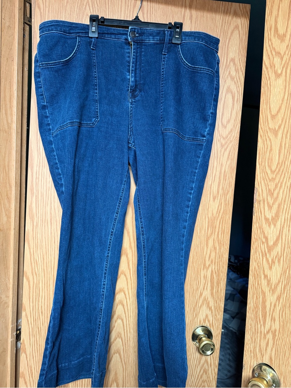 Classic High-Rise Indigo Flare Jeans for Women